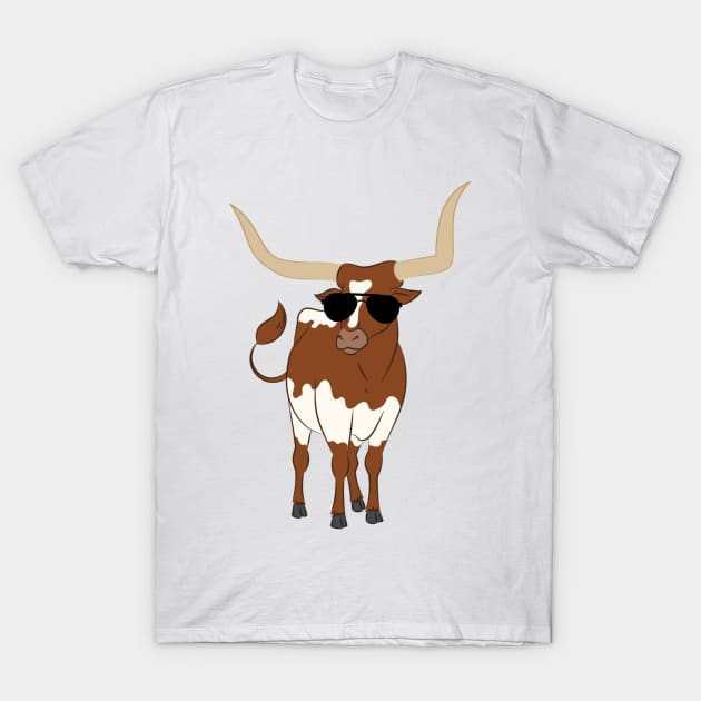 Cool Longhorn T-Shirt by cnaukam